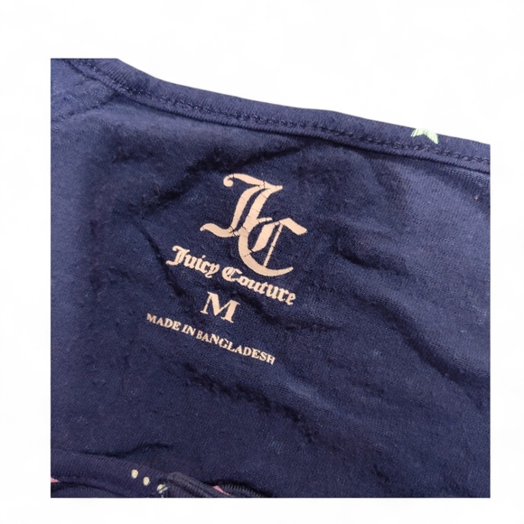 Juicy Couture Starry Night Blue Chemise- Womens Size Medium- nightgown - Picture 7 of 8